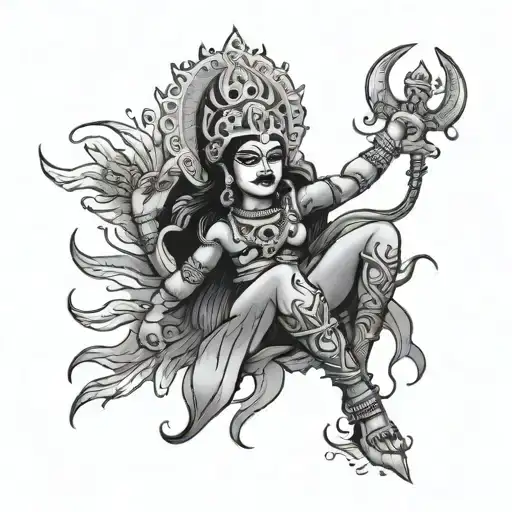 goddess kali tattoo tattoo design idea