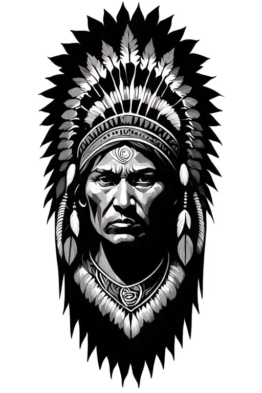 native totum tattoo design idea
