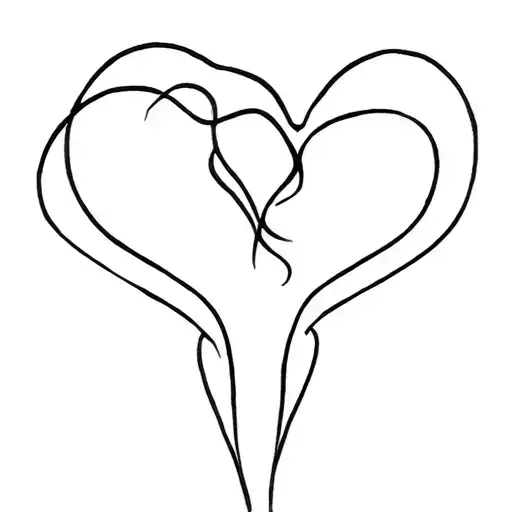 cancer and Aquarius and a romantic relationship  tattoo design idea