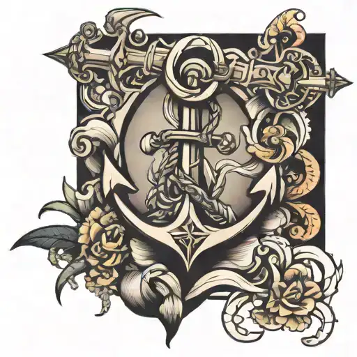 Anchor Samuel tattoo design idea