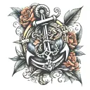 Anchor Samuel tattoo design idea