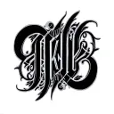 Two Word Ambigram Generator tattoo design idea
