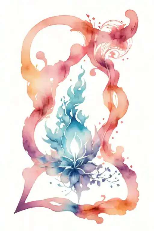 optical illusion tattoo design idea