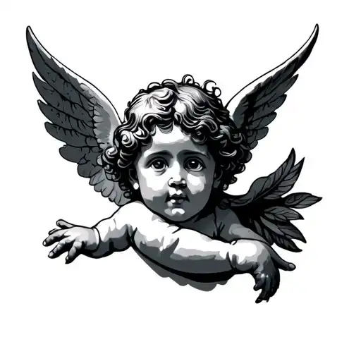cherub tattoo design idea