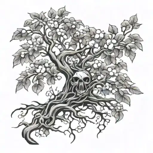 Poison Tree tattoo design idea