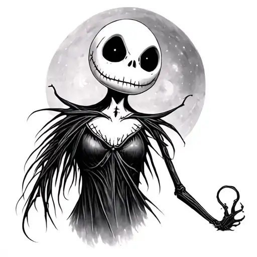 Nightmare Before Christmas tattoo design idea