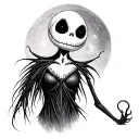 Nightmare Before Christmas tattoo design idea