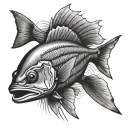 Bonefish tattoo design idea