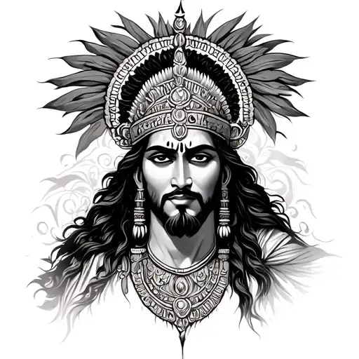 Mahabharat tattoo design idea