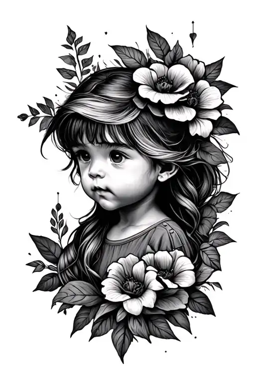 Meaningful childhood dv survivor tattoo design idea