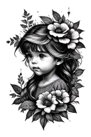 Meaningful childhood dv survivor tattoo design idea