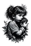 Meaningful childhood dv survivor tattoo design idea