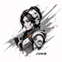 Juno overwatch tattoo design idea
