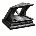 guillotine tattoo design idea