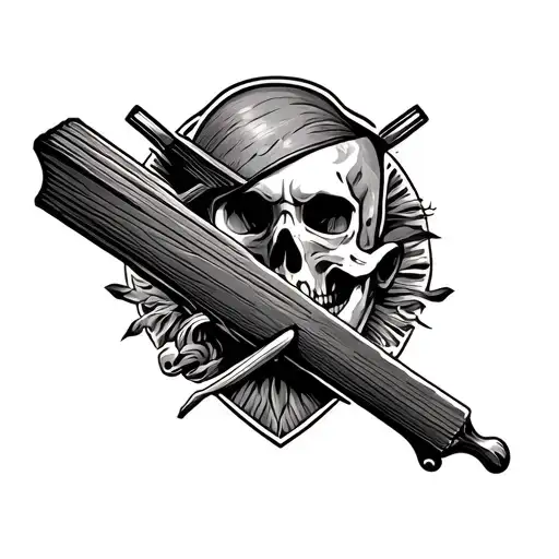 carpentry tattoo design idea