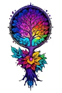 Tree Of Life tattoo design idea