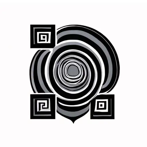 the greek key design tattoo design idea