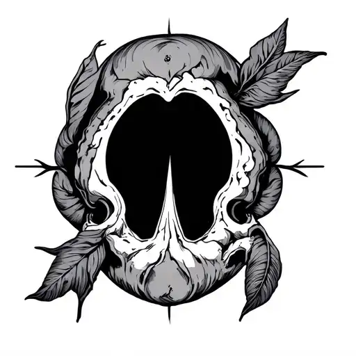 Butthole tattoo design idea