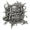 LAMENTATIONS 3 TEXT tattoo design idea