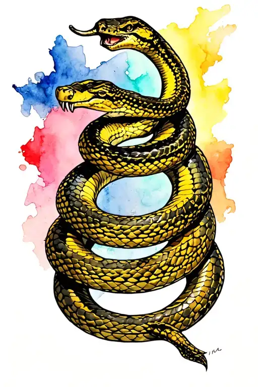 don't tread on me snake patriot yellow 2nd amendment tattoo design idea