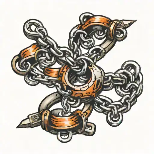 New Chains Same Shackles tattoo design idea