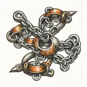 New Chains Same Shackles tattoo design idea
