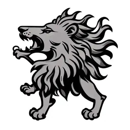 Lion Sweden IFK Gothenburg Shield tattoo design idea