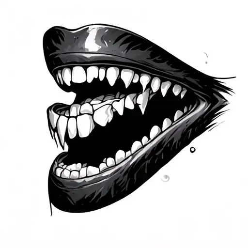 Bite Marks tattoo design idea