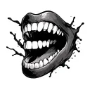 Bite Marks tattoo design idea