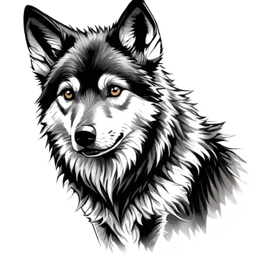 Wolf Cub tattoo design idea