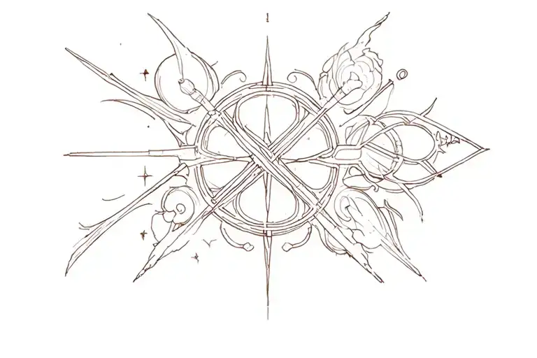 arcane tattoo design idea