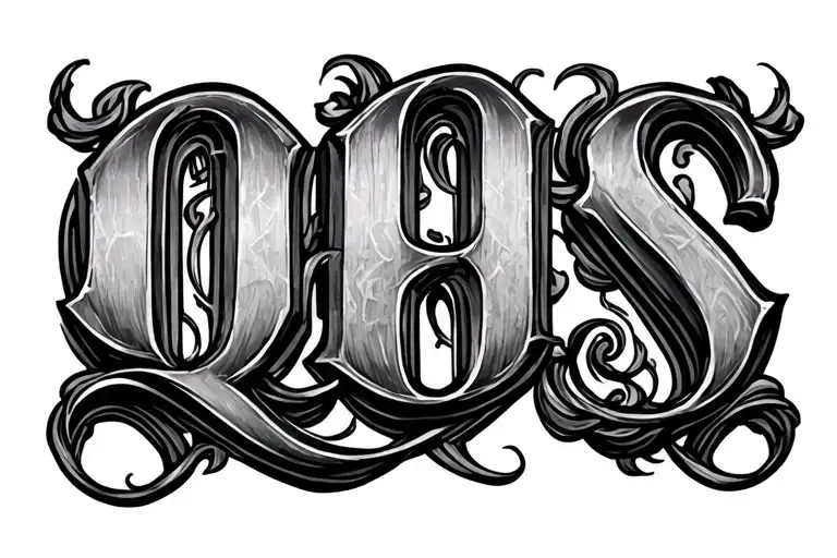 Qos bbc blacked tattoo design idea