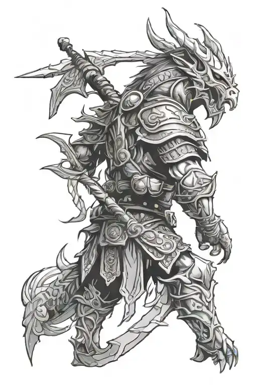 skyrim tattoo design idea
