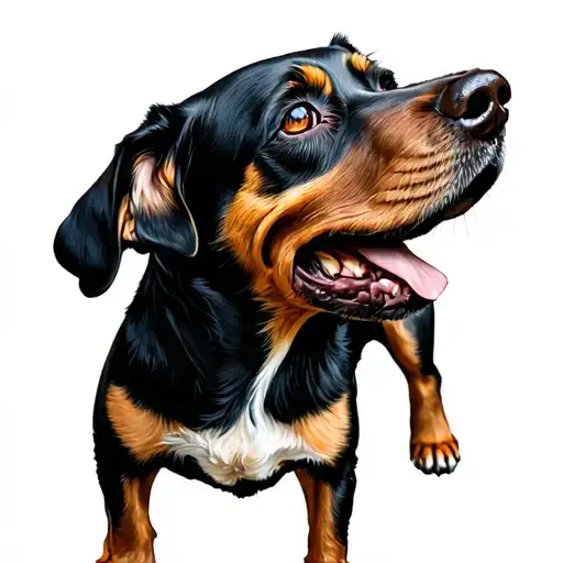 roman numeral of 8/15/2024 with a dog tattoo design idea