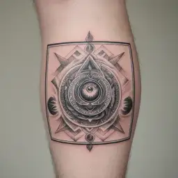 vishnu chakra   tattoo design idea