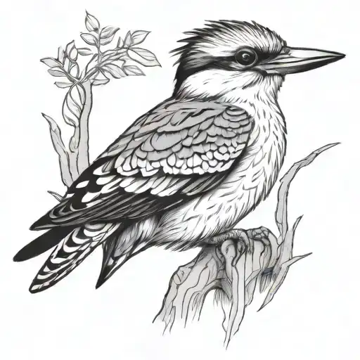 Kookaburra tattoo design idea