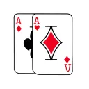 red card of ace of hearts playing card and where there's aces insert Asandile and Asandiswa in opposite directions tattoo design idea