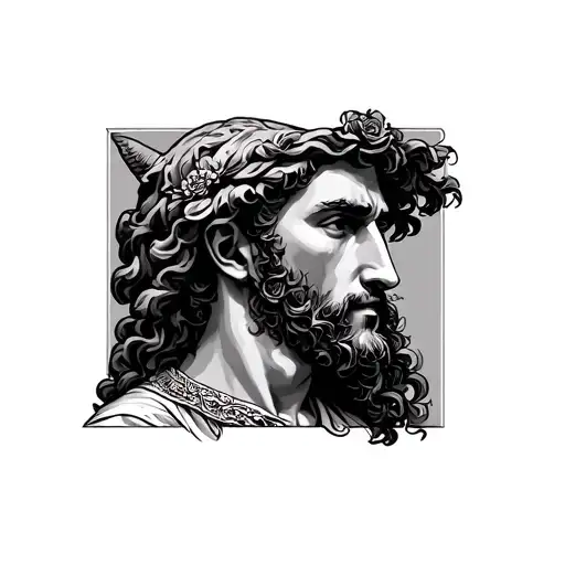 Saint Raphael neck tattoo tattoo design idea