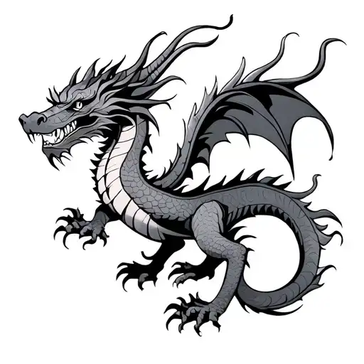 Filipino Dragon tattoo design idea