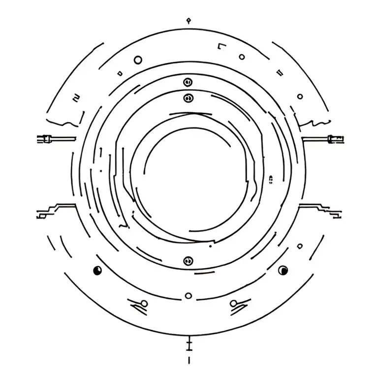 Disc Creation,Shapeshifting,Long-Range Stand,use of firearms,mind manipulation and illusion tattoo design idea