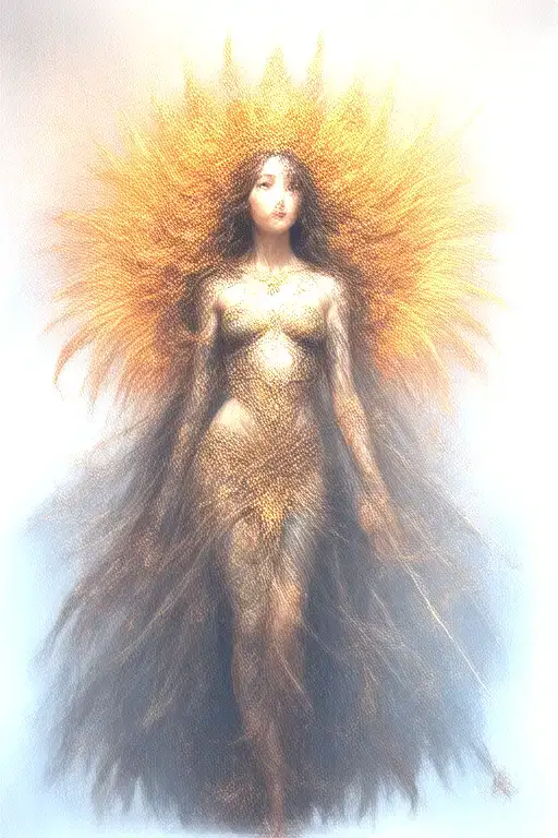 goddess wisdom full body with whip tattoo design idea