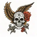 16s Gang logo tattoo design idea