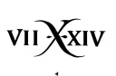 "VII XXIV" tattoo design idea