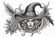 witchcraft tattoo design idea