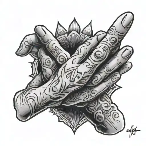 I love you in sign language with heart shape and May 15 2014 tattoo design idea