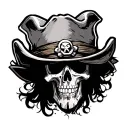 straw hat pirates one piece tattoo design idea