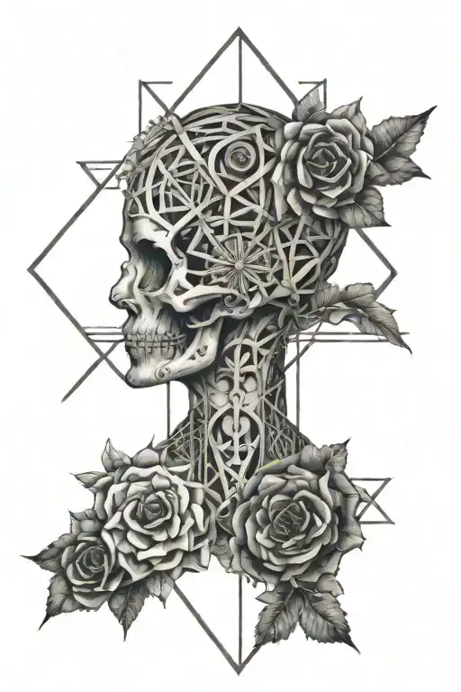 Memento Mori memento vivere creation tattoo design idea