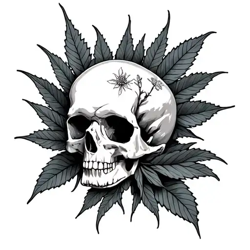 420 tattoo design idea