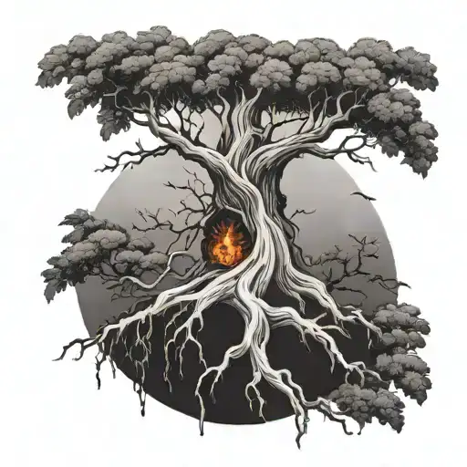 Poison Tree tattoo design idea