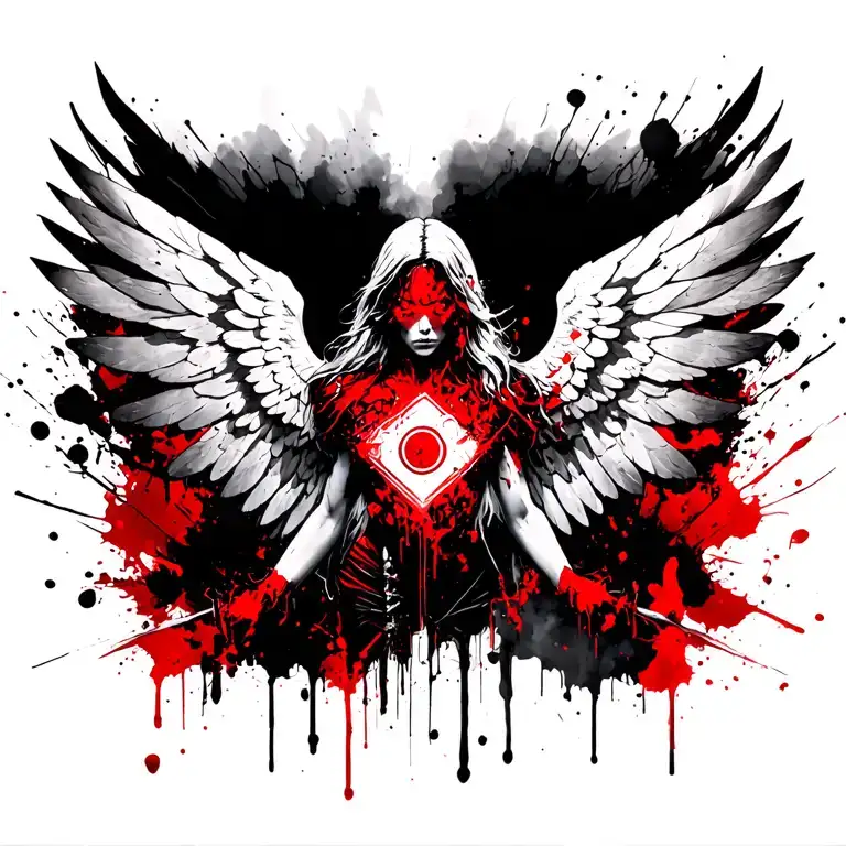 archangel uriel tattoo design idea